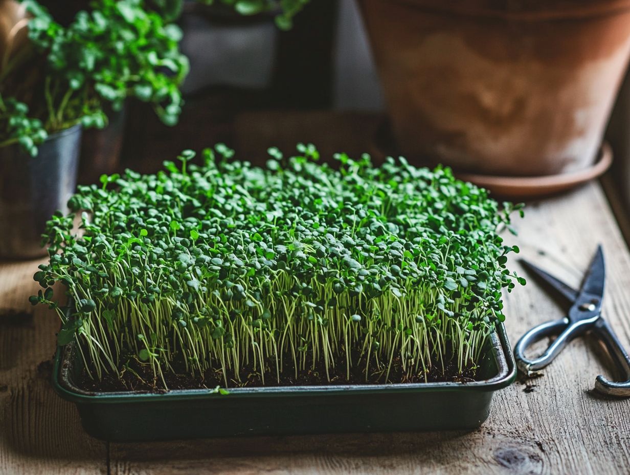 A vibrant display of diverse soil types and nutrients for growing microgreens.