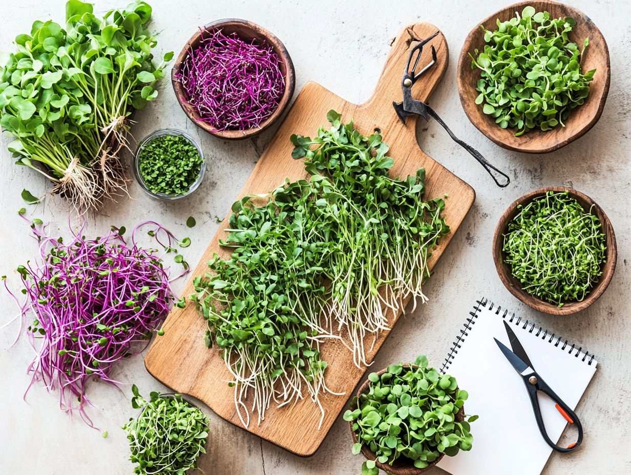 How to Choose Microgreens for Flavor Experiments