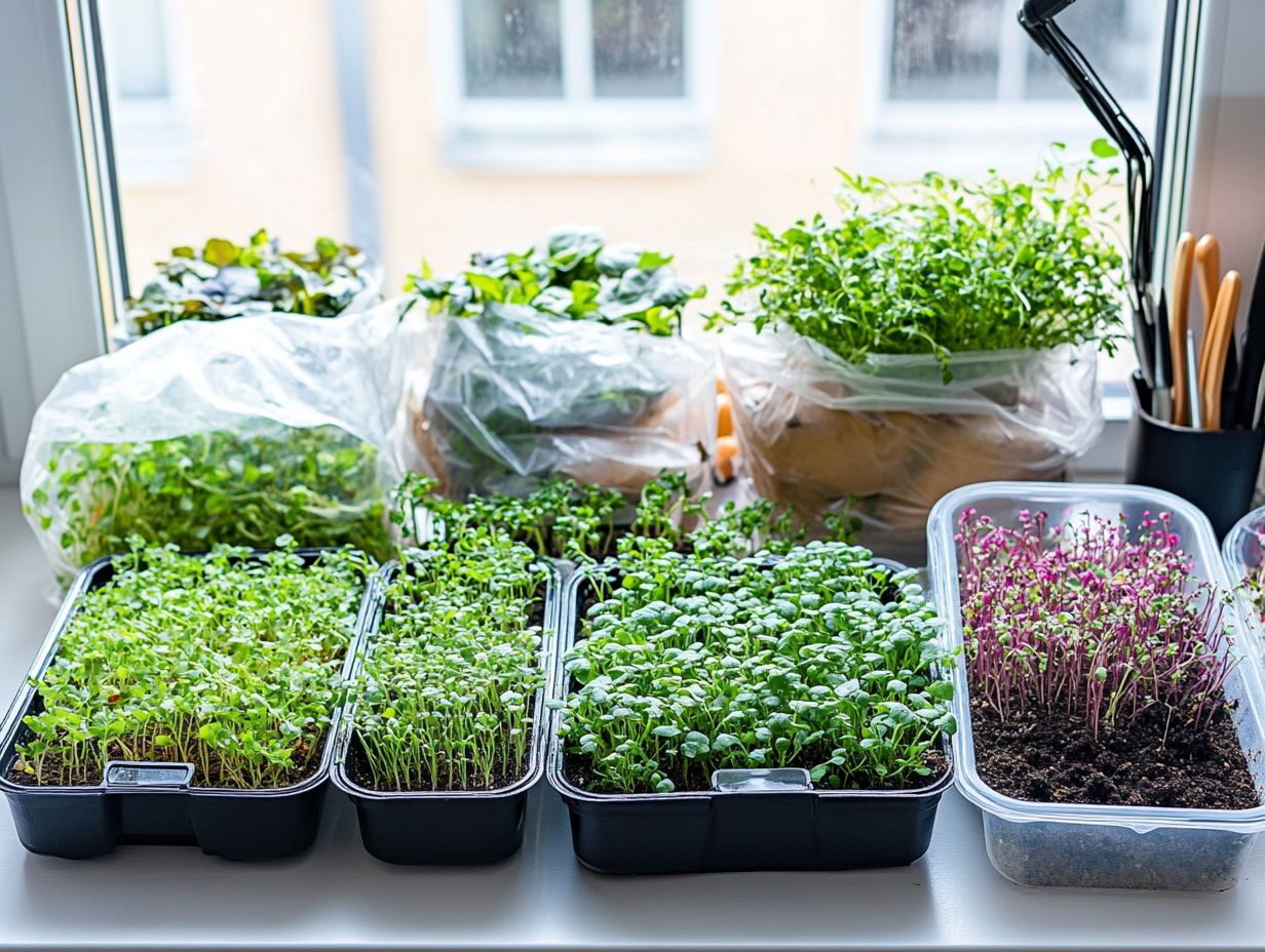 Factors Affecting Microgreen Growth