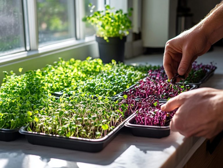 How to Grow Microgreen Varieties in Your Kitchen