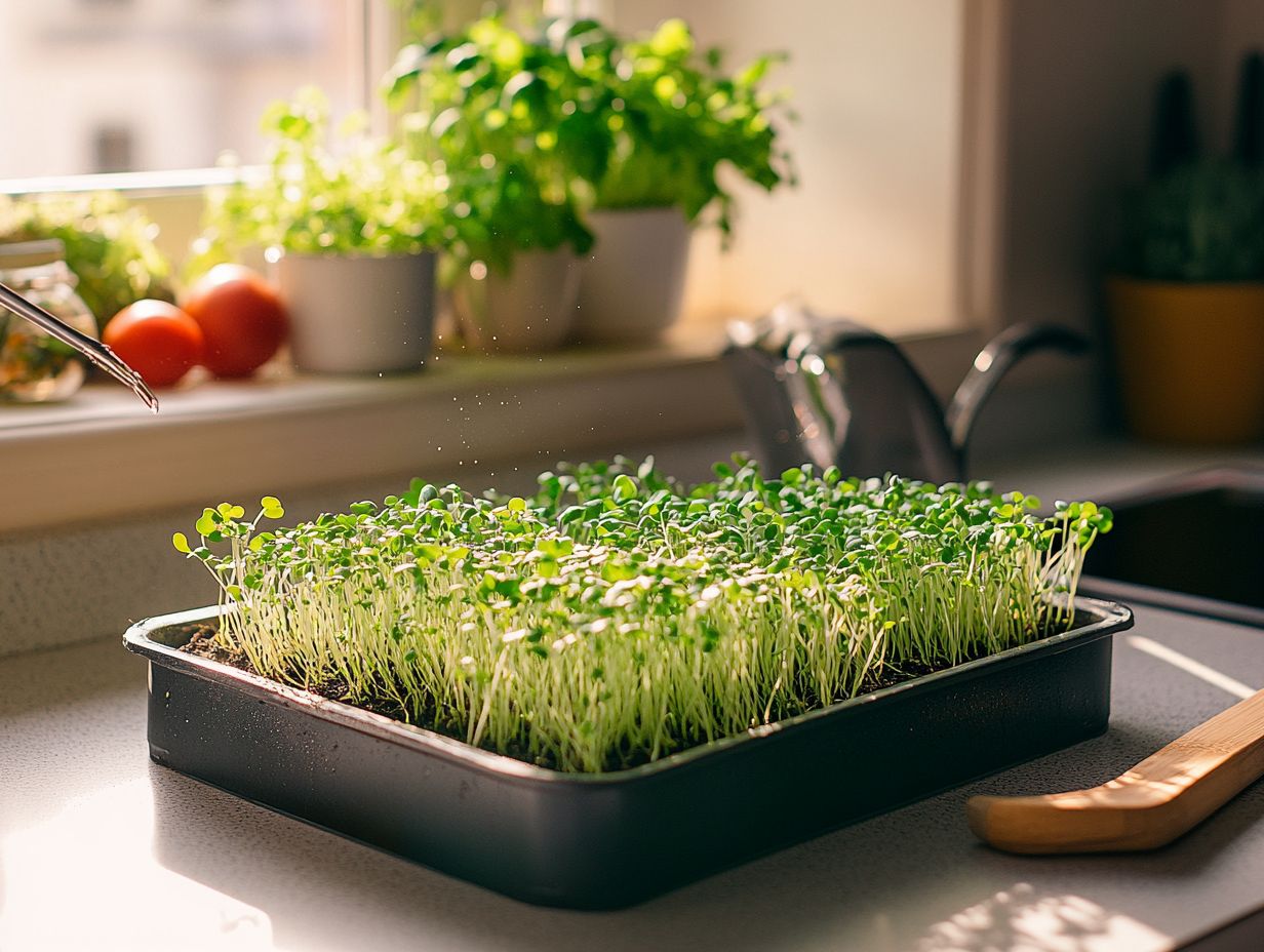 Image showing popular microgreens varieties and their culinary uses