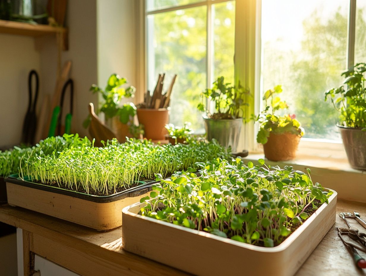 How do I choose the right microgreens to grow as a beginner?