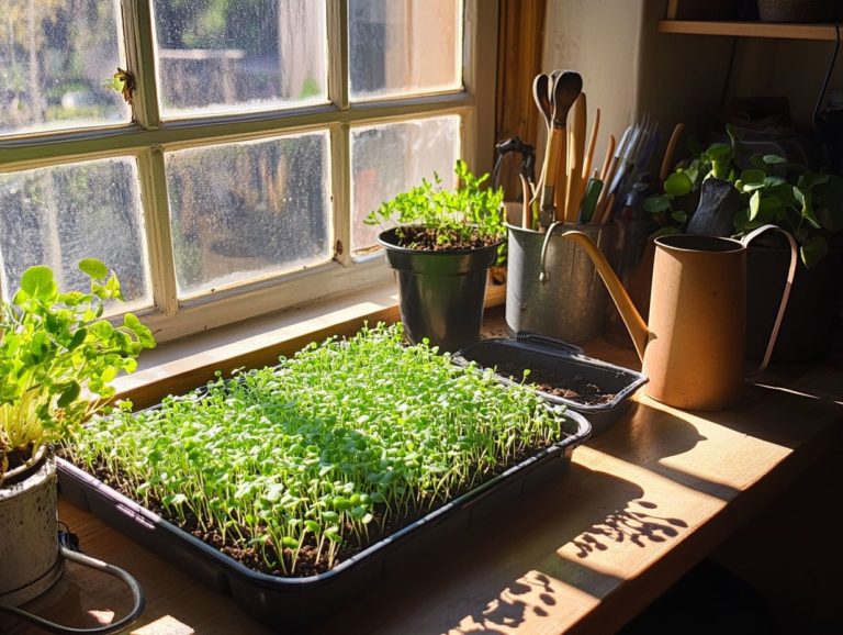 How to Grow Microgreens in a Small Space