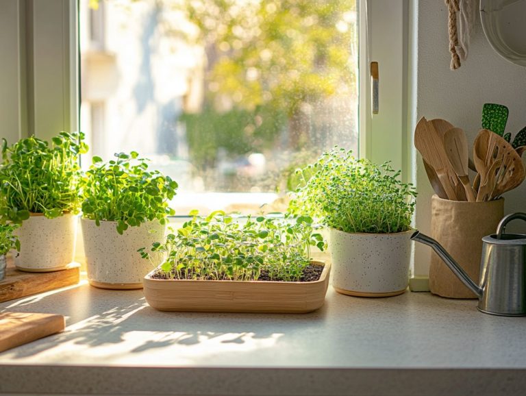 How to Grow Microgreens in Small Containers