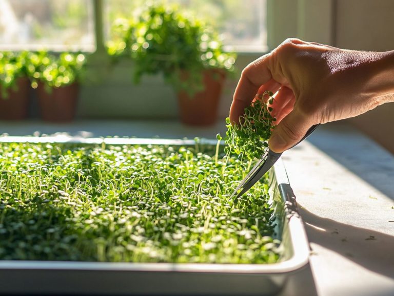 How to Harvest Microgreens Correctly?