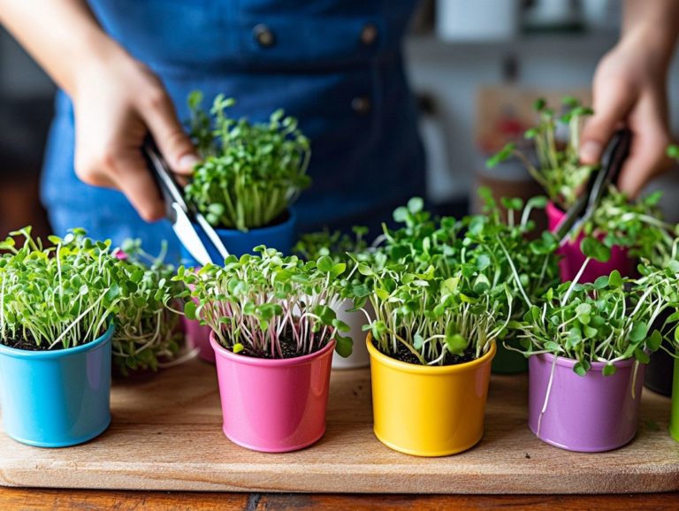 How to Harvest Microgreens for Optimal Flavor