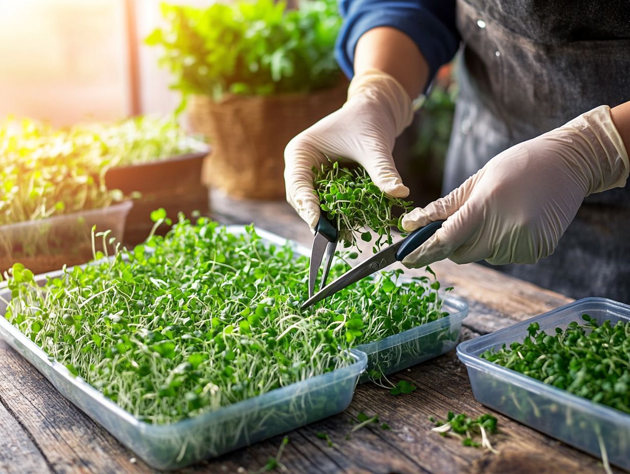 Tips for Maintaining the Quality of Microgreens