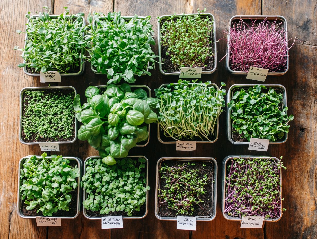 Nutritional Value and Health Benefits of Microgreens