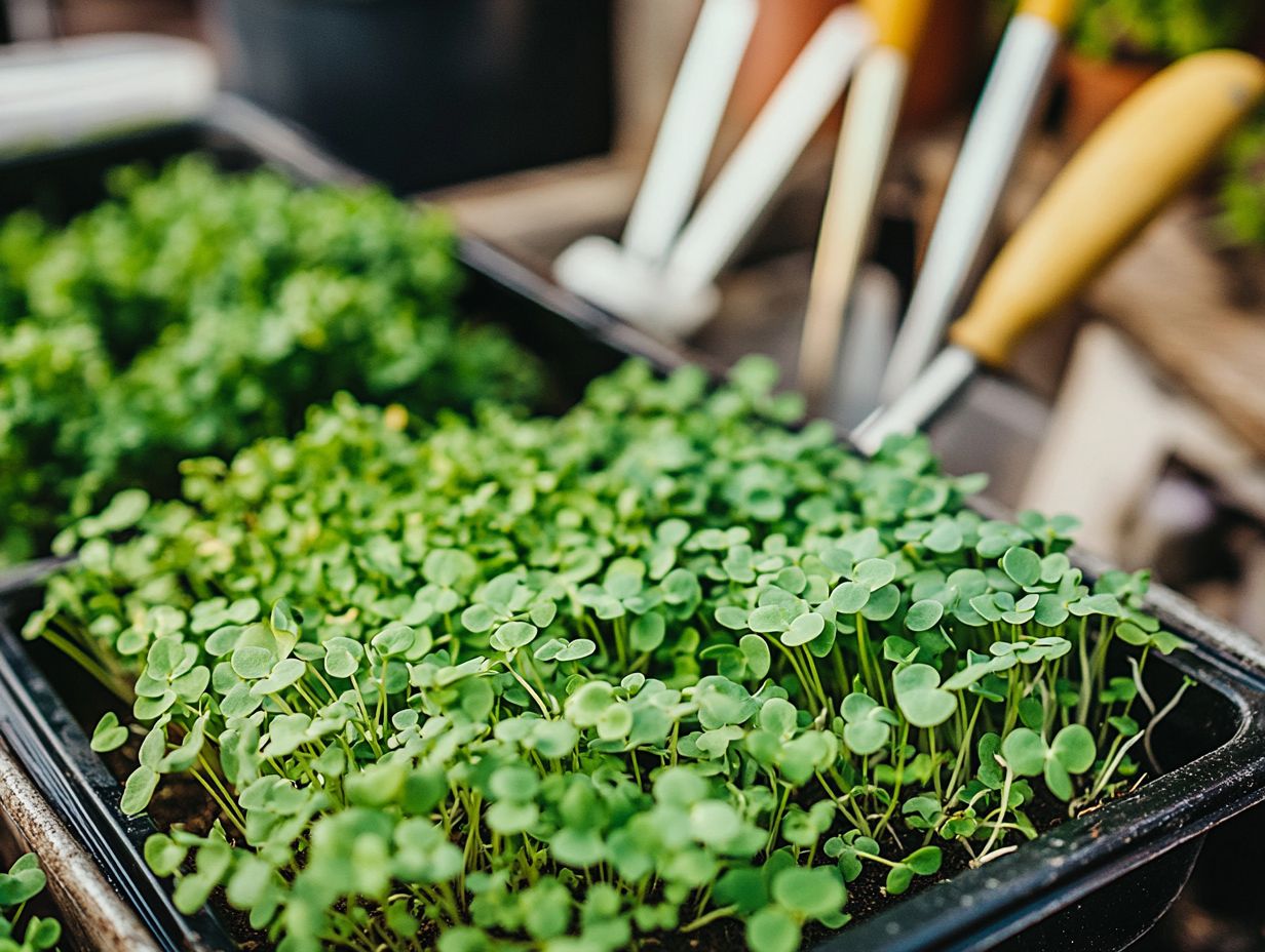 Preventing Overripe Microgreens