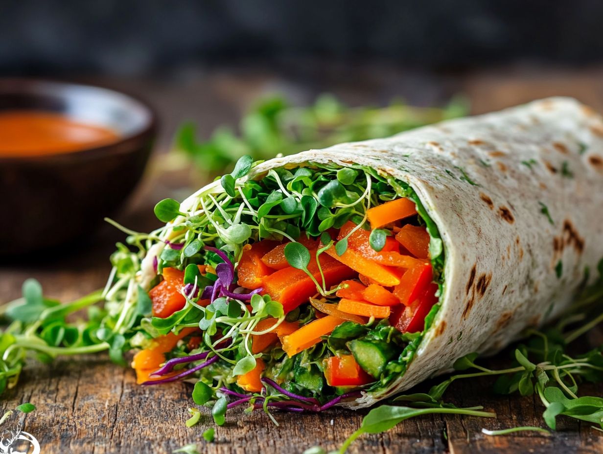 Incorporating Microgreens into Wraps