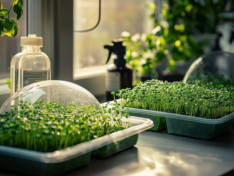 How to Maintain Humidity for Microgreens