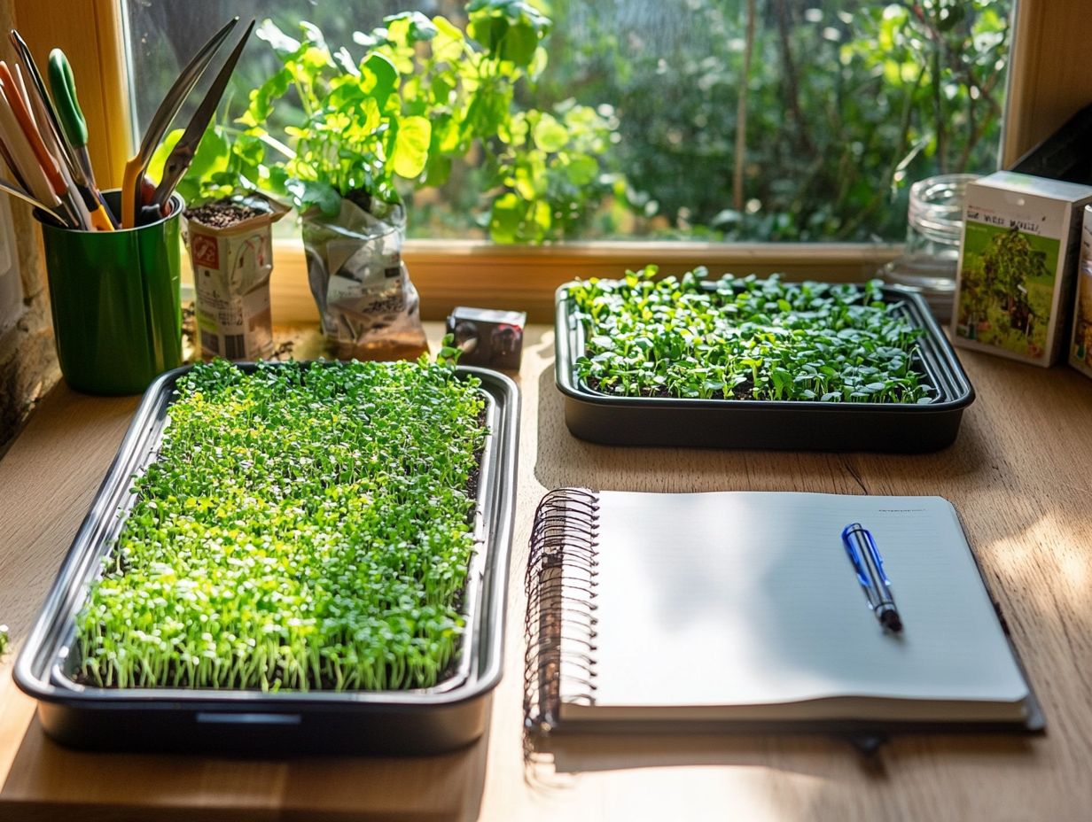 Planting and Caring for Microgreens