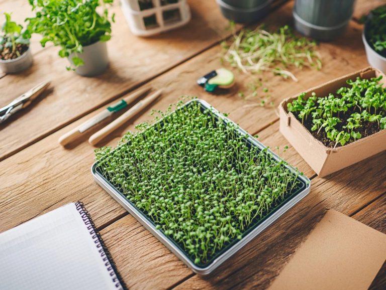 How to Plan a Microgreen Garden?