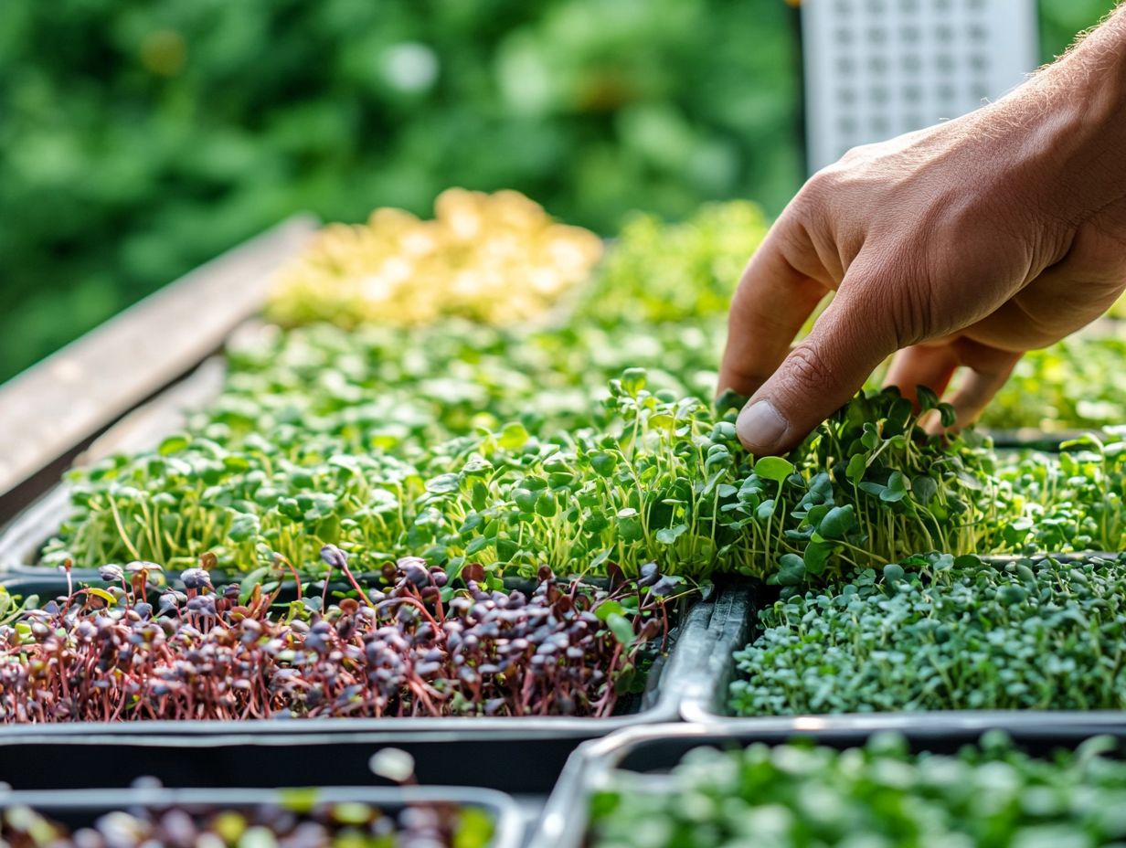 What is crop rotation for microgreens?