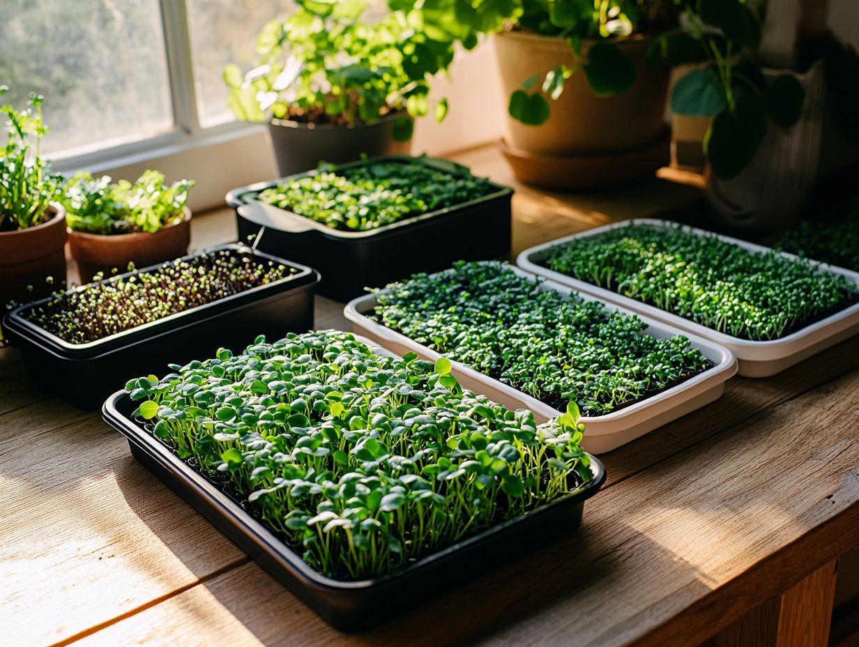 Tips for Using and Maintaining Microgreen Trays