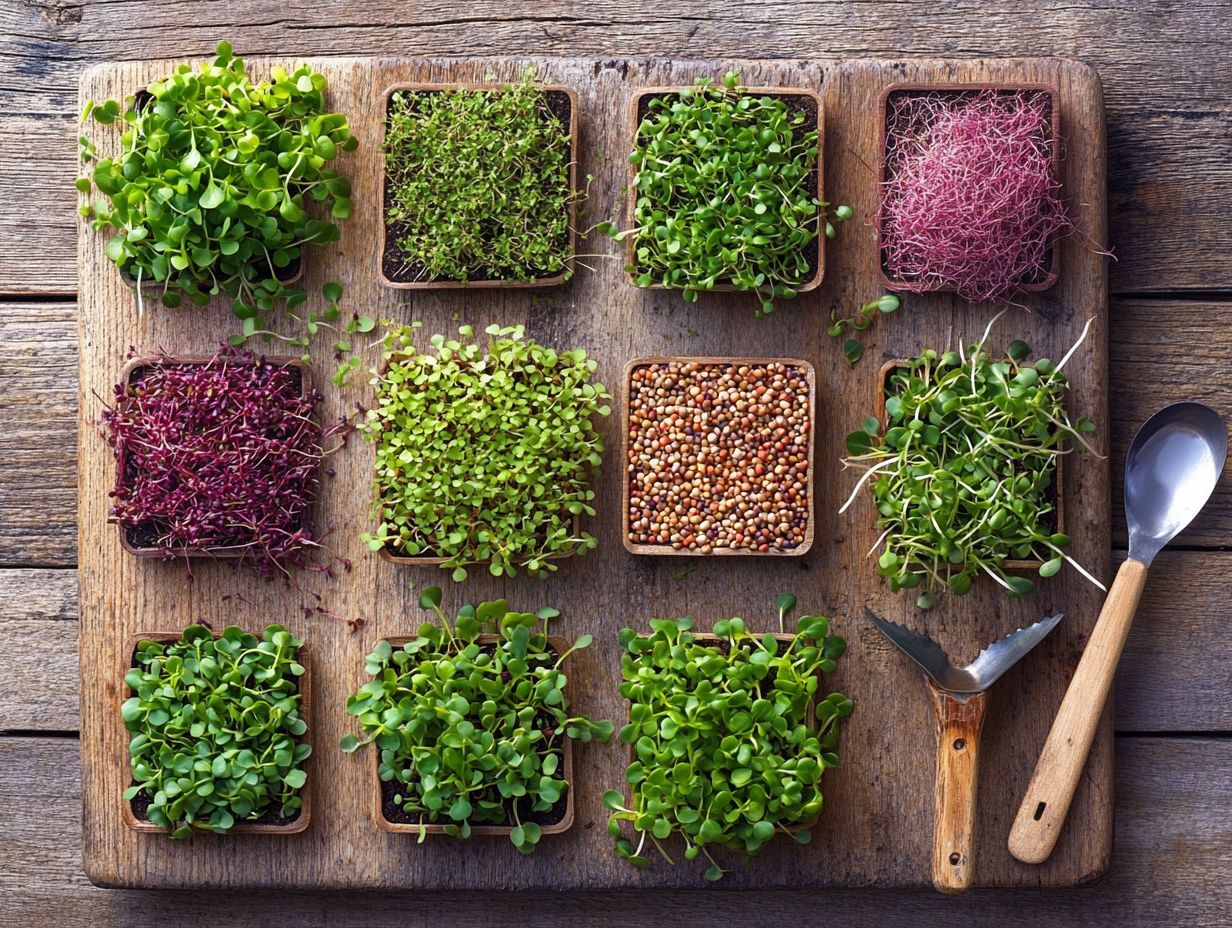 Types of Microgreen Seeds