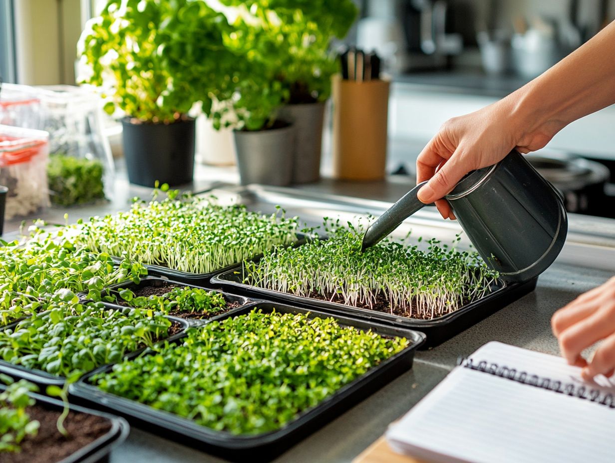 A visual representation of Frequently Asked Questions about microgreen supply business