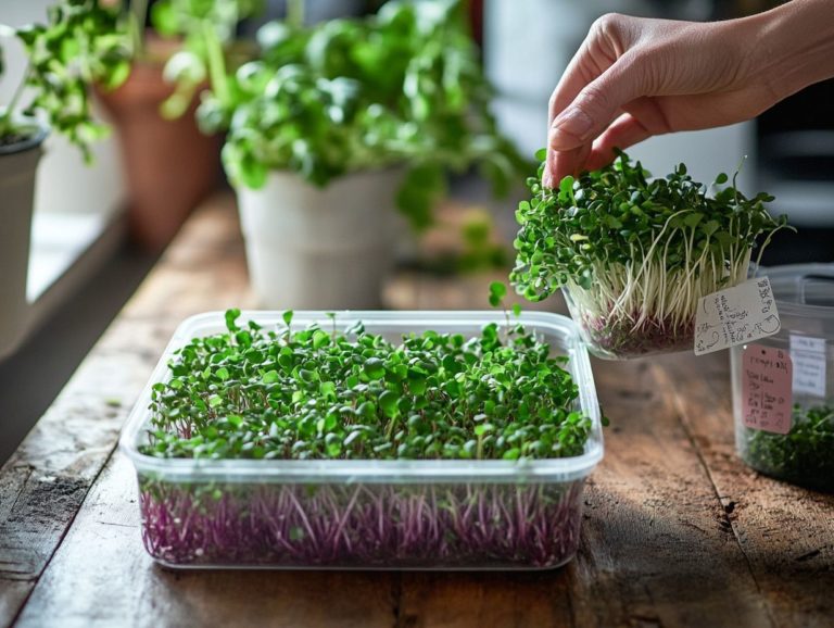 How to Store Microgreens After Harvesting?