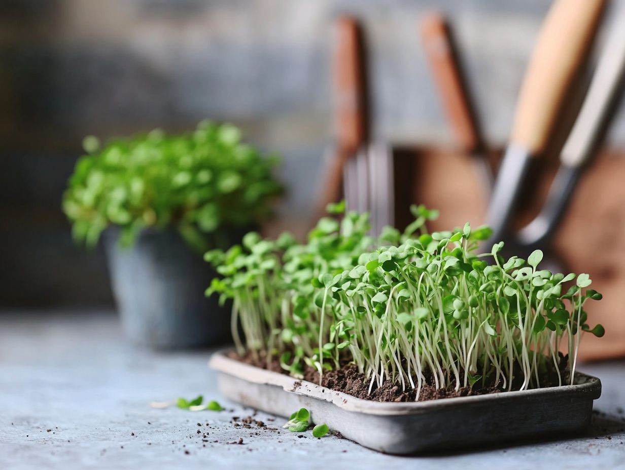 2. How do I troubleshoot slow or stunted growth in my microgreens?