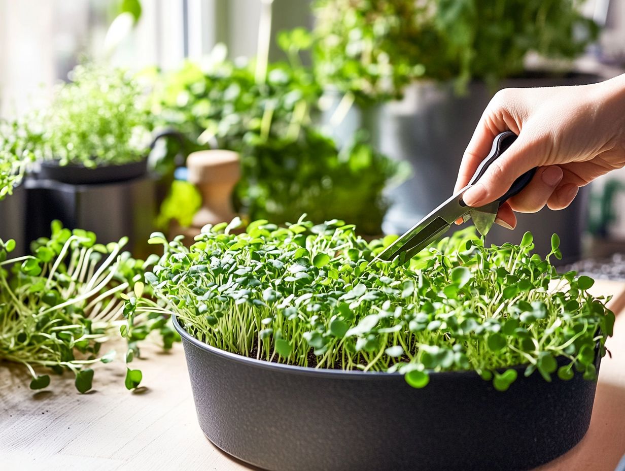 Visual guide to common mistakes in microgreen cultivation