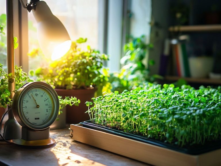 How to Use Climate Control in Microgreen Growing