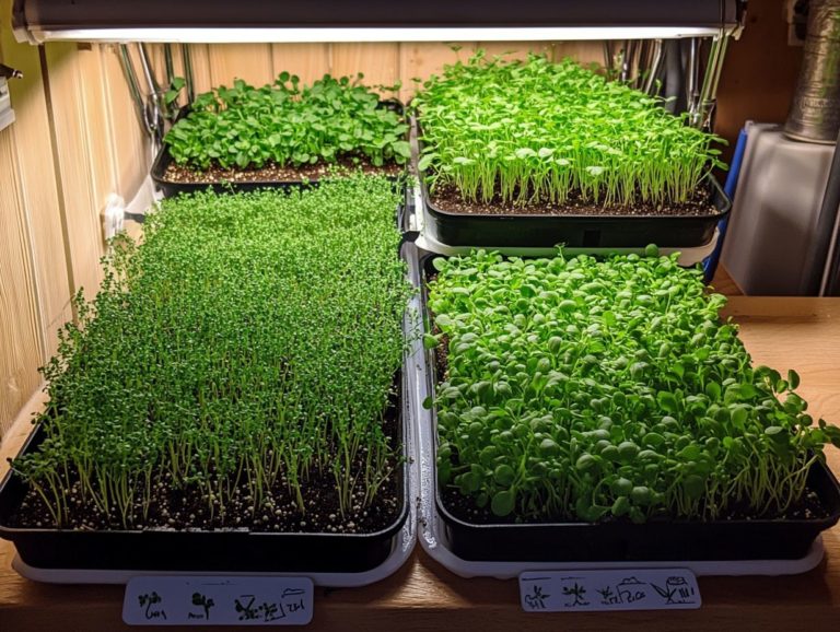 How to Use Grow Lights for Microgreens