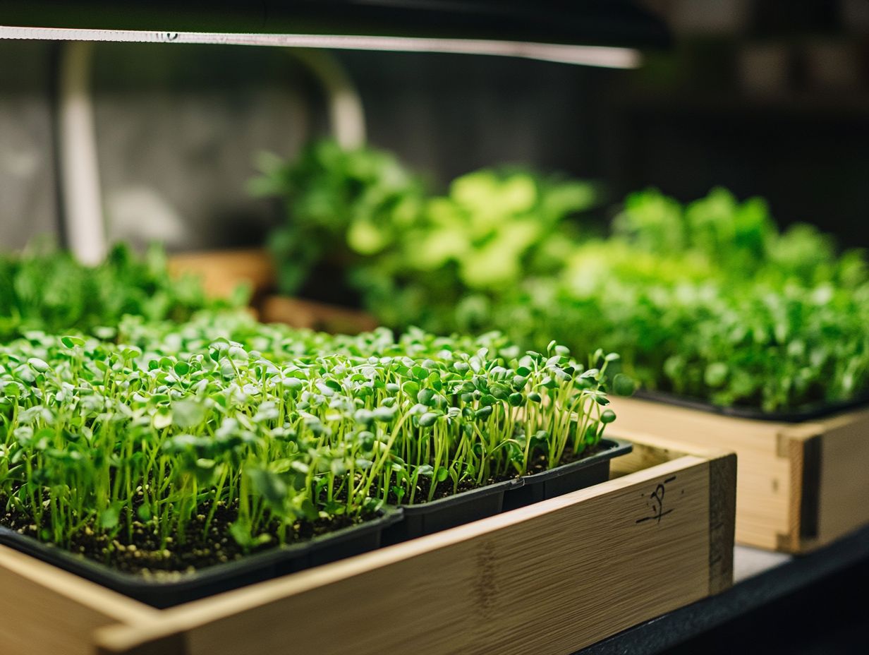 Choosing the Right Grow Lights for Microgreens