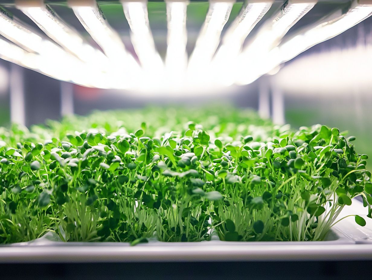 What is hydroponics and why is it beneficial for growing microgreens?