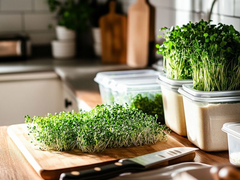 How to Use Microgreens in Meal Prep