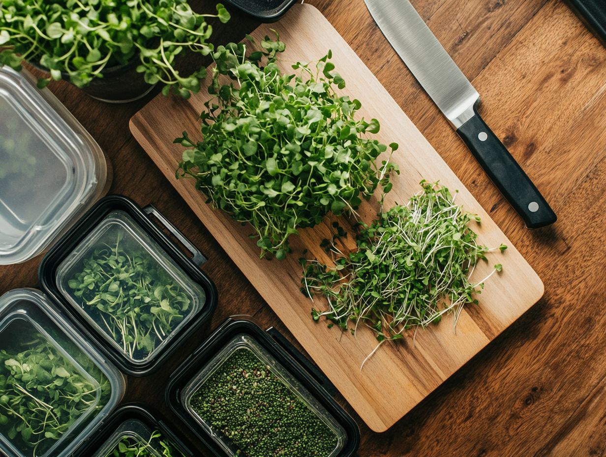 Incorporating Microgreens into Meal Prep