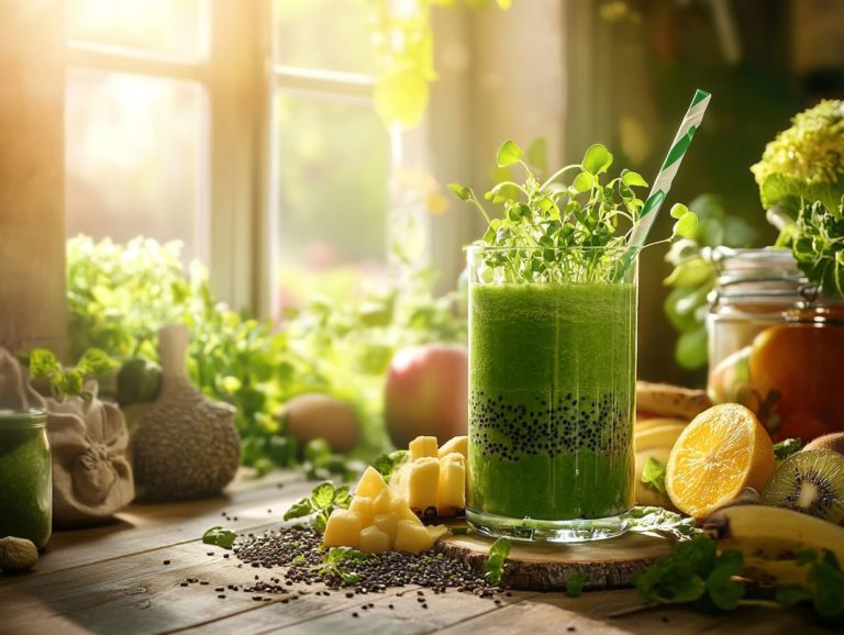 How to Use Microgreens in Smoothies?