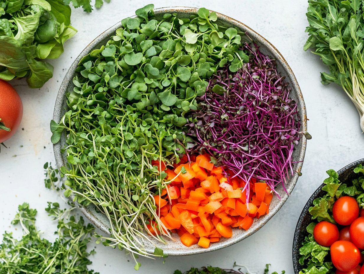 Types of Microgreens to Use in Vegan Recipes