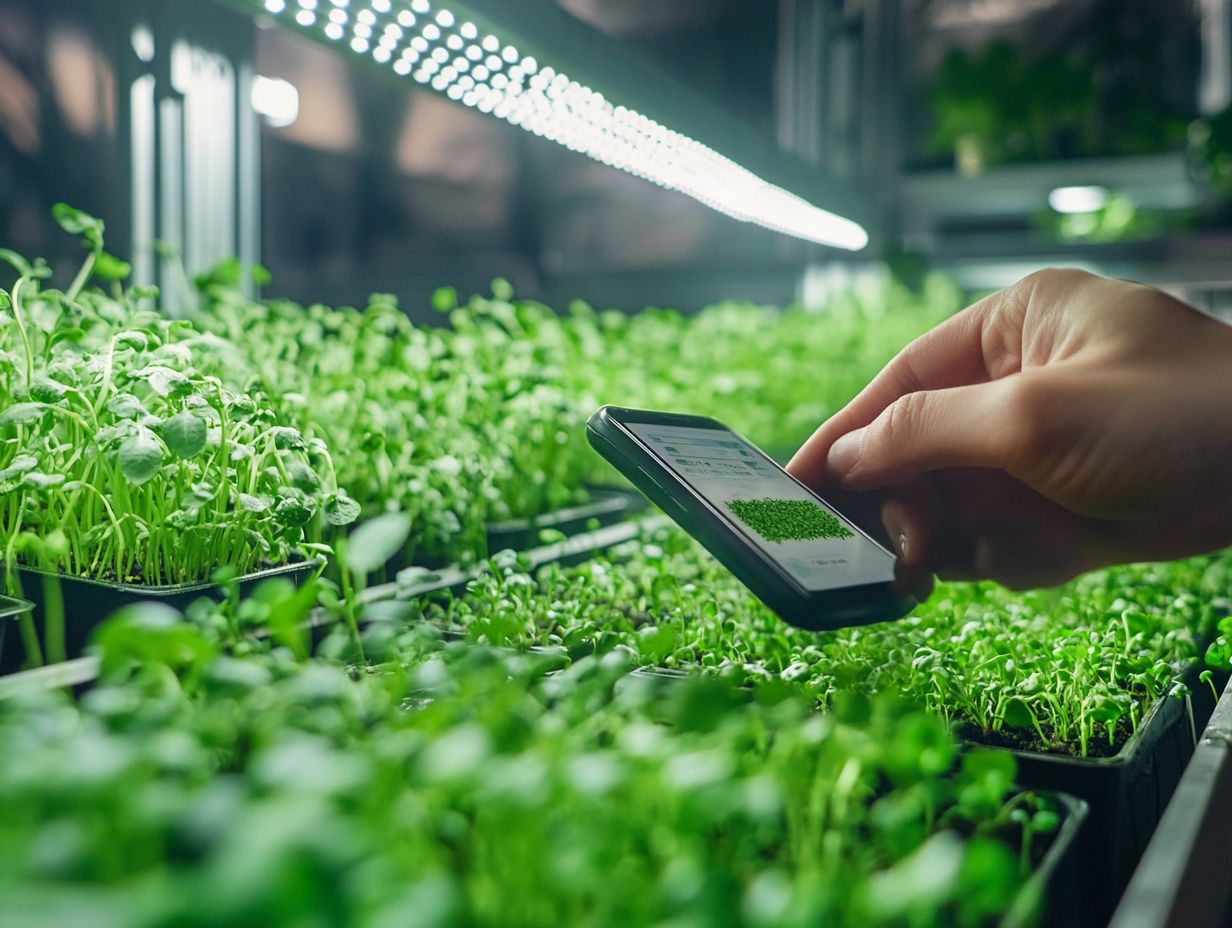 Guide to using technology in microgreen cultivation