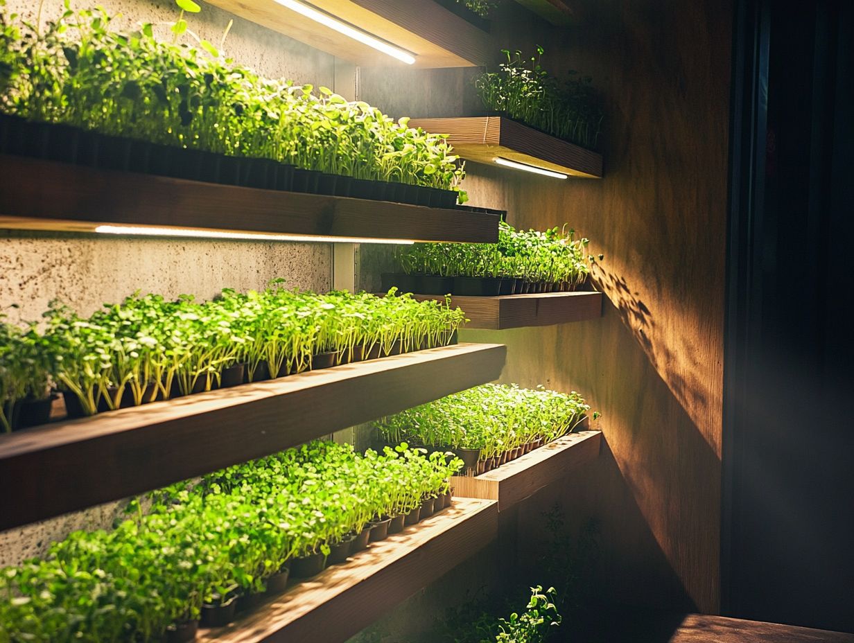 Why Vertical Space is Ideal for Microgreens