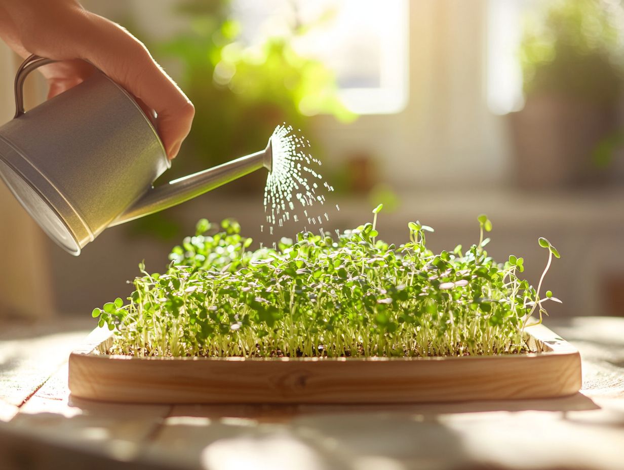 Watering Techniques for Different Types of Microgreens