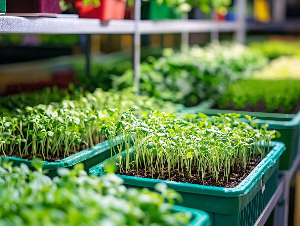 Choosing the Right Setup for Hydroponic Microgreens