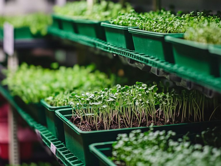 Innovative Methods for Hydroponic Microgreens