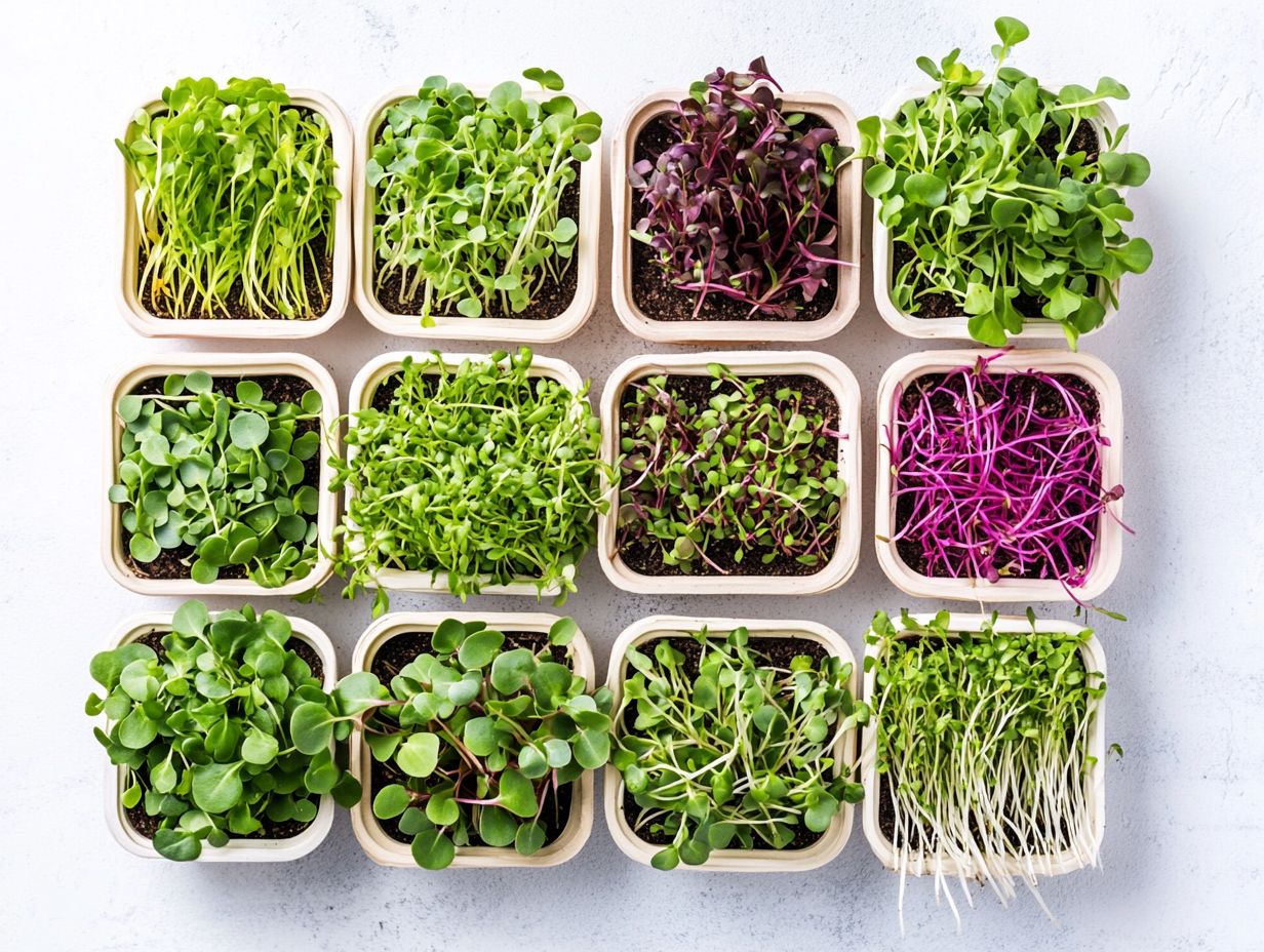 Microgreen Varieties - A Guide for Beginners