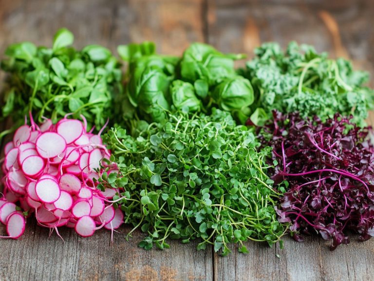 Microgreen Varieties and Their Health Benefits