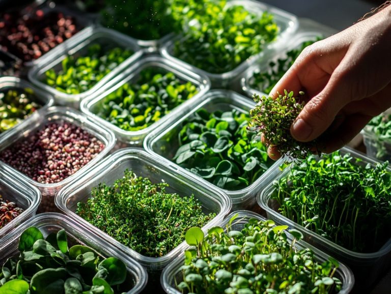 Microgreen Varieties: How to Maximize Flavor