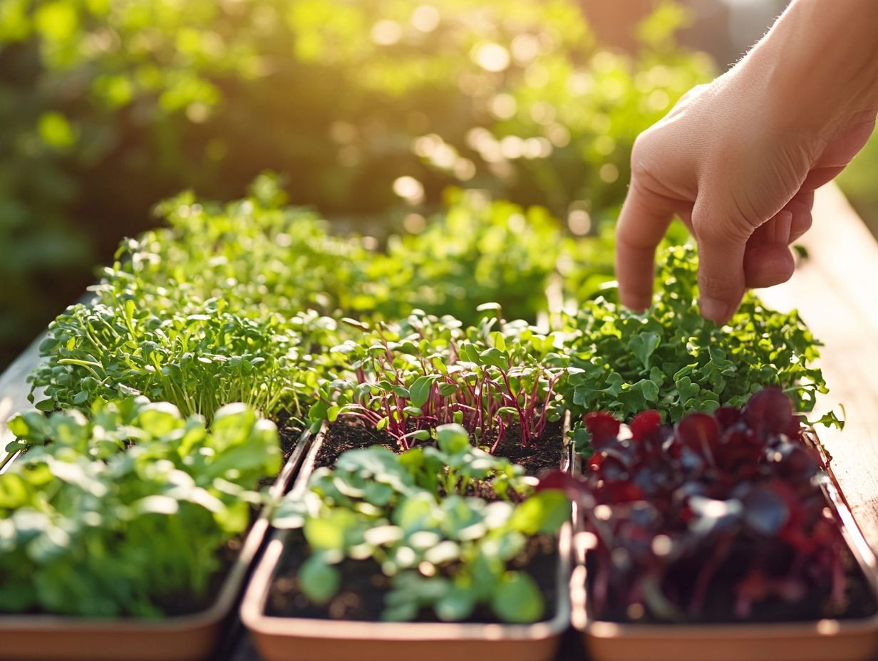 15. Amaranth Microgreens