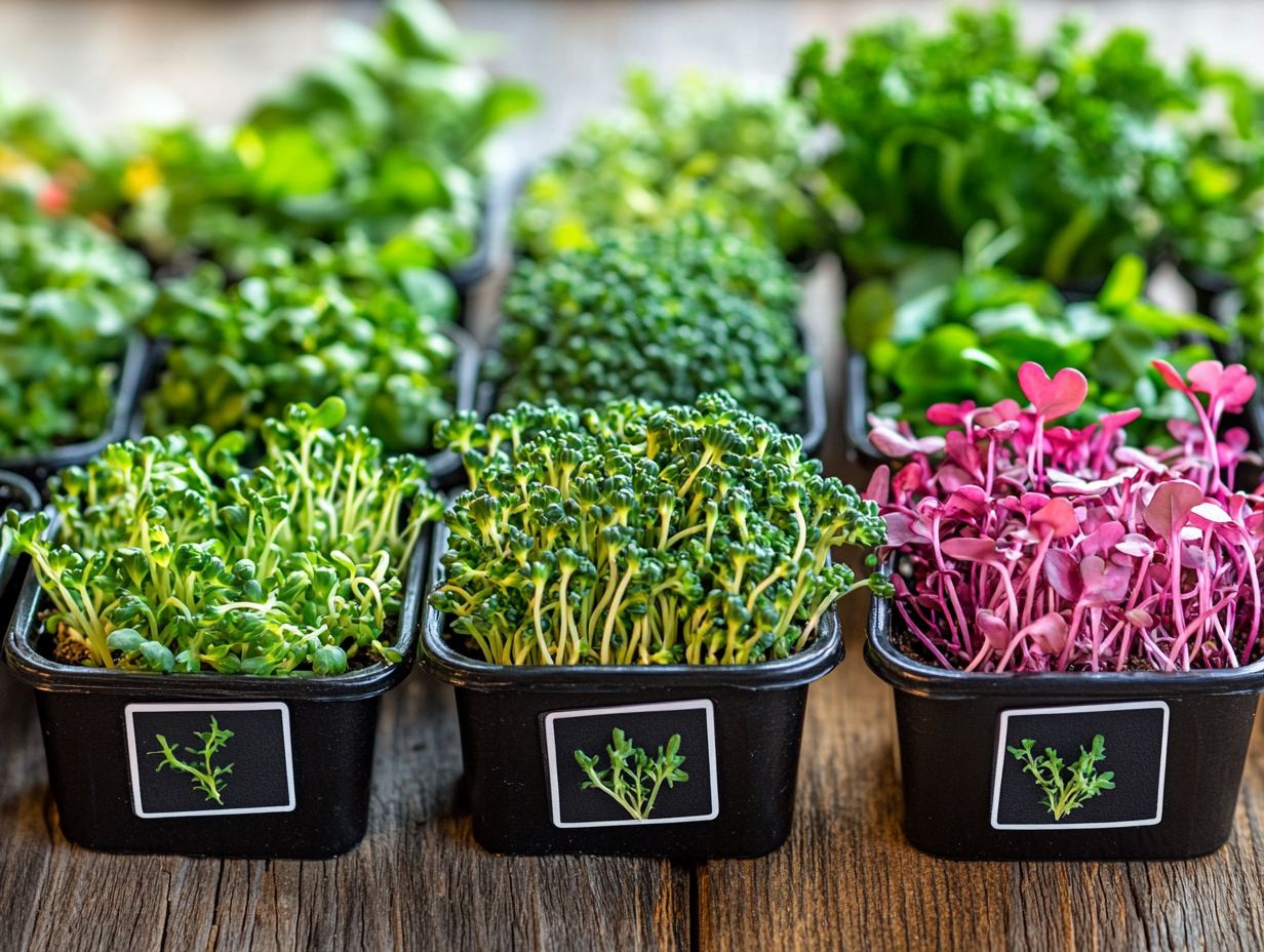 Microgreen varieties that boost your immune system