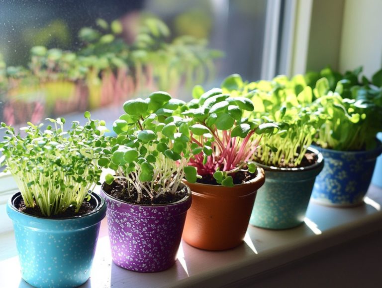 Microgreen Varieties That Thrive Indoors