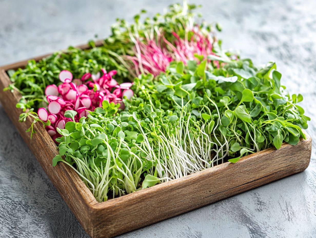 Image illustrating how to grow microgreens