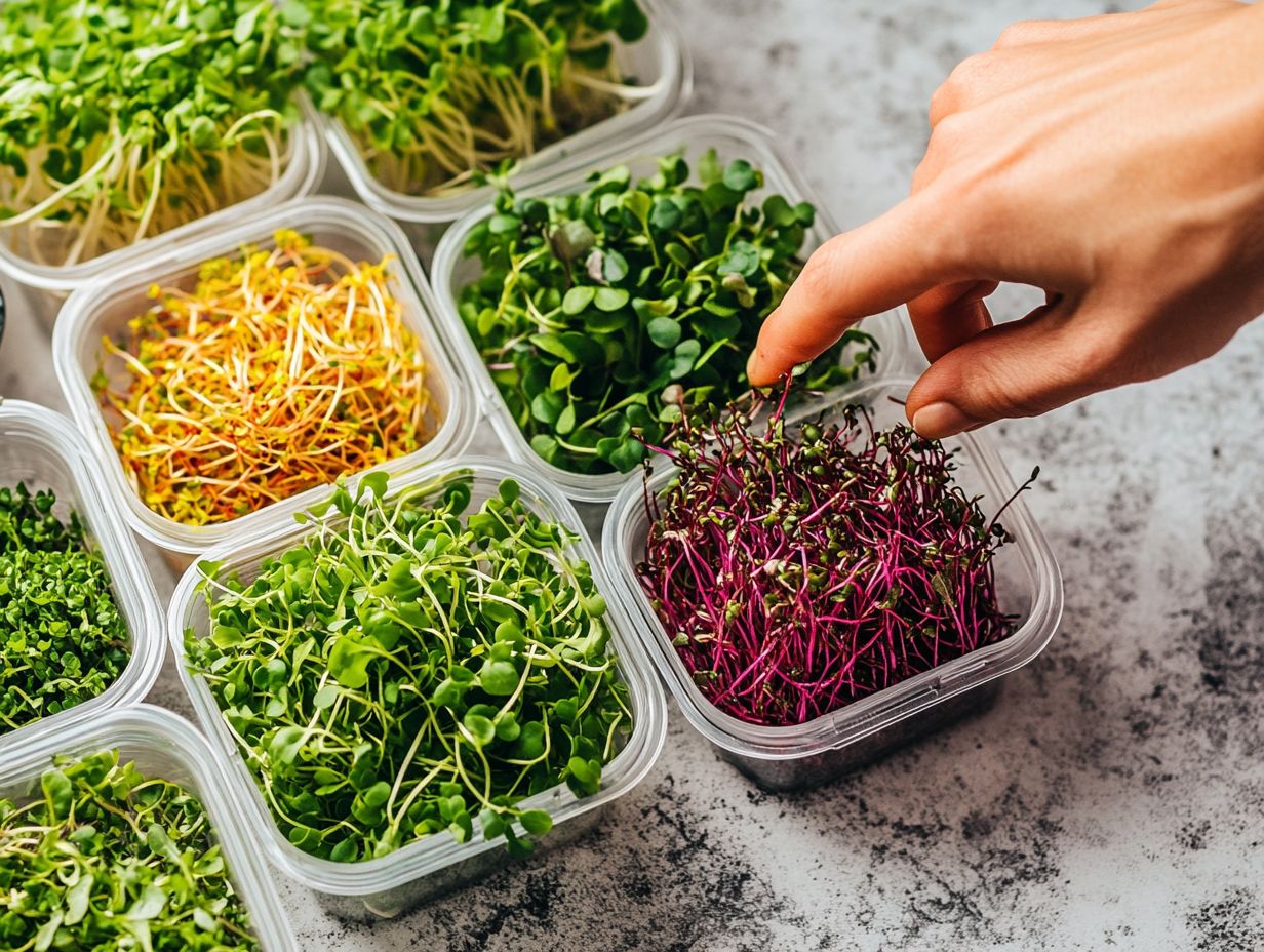 Image of microgreens representing a nutritional revolution