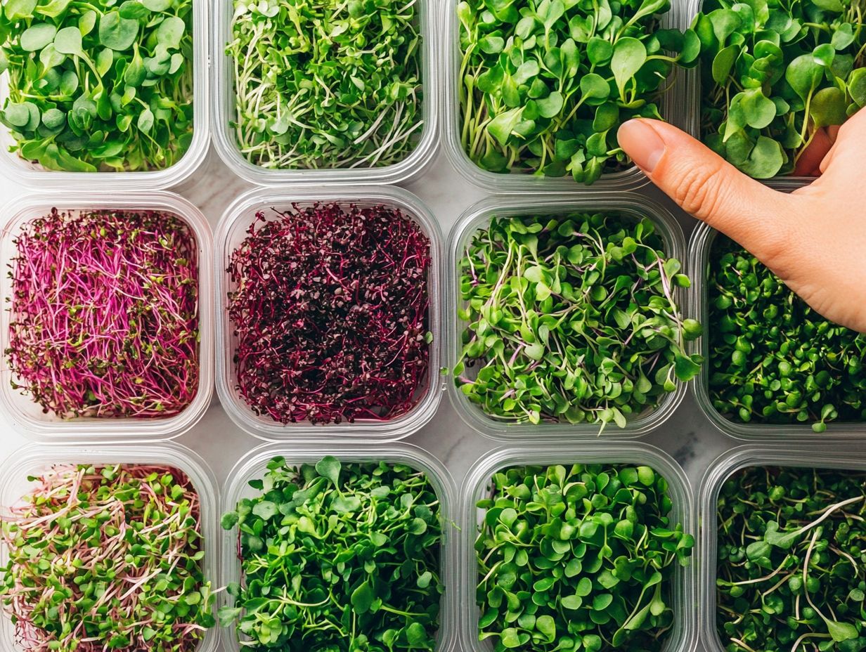 Types of Microgreens