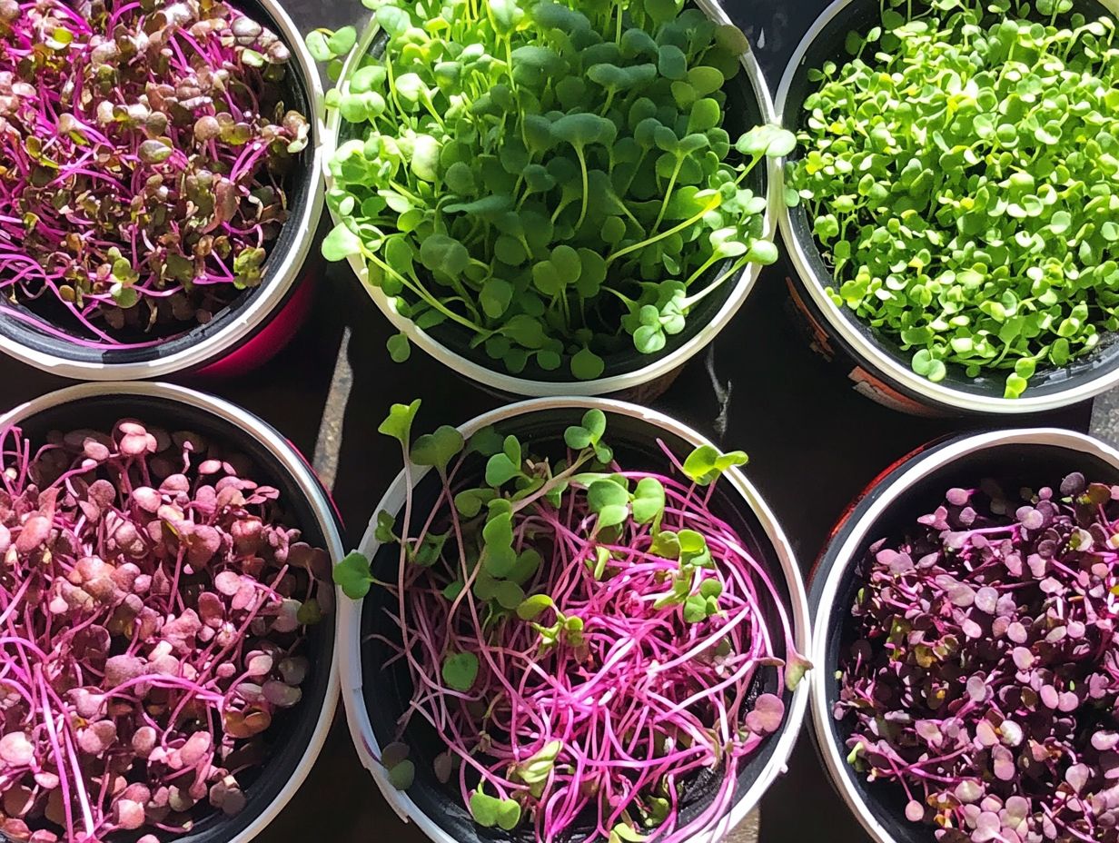 Nutritional Comparison of Microgreens and Mature Plants