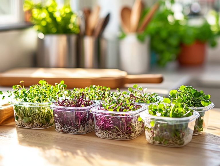 Microgreens and Their Role in a Plant-Based Diet