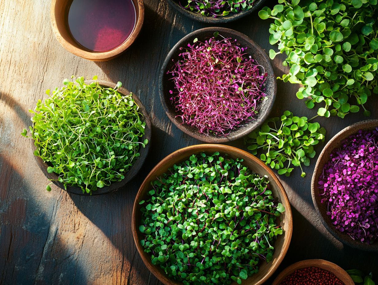 Delicious and Nutritious Microgreens in Meals