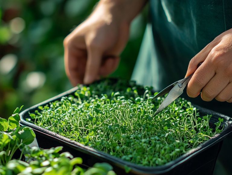 Microgreens: Harvesting vs. Cutting